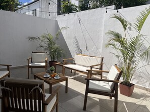 Terrace/patio - Tula Cancun: A haven of peace and tranquility at Villa Marino (Q.R.)