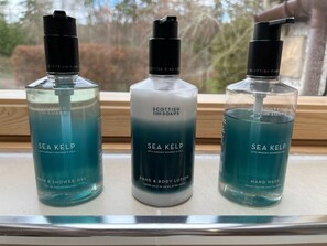 غرفة ديلوكس مزدوجة - منظر للحديقة | وسائل الراحة داخل الحمام