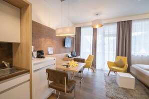 Apartment, 1 Bedroom, Accessible, Smoking | Interior - Brightside Studio I Graz-süd I for 2 24-7 Check-in (Graz)