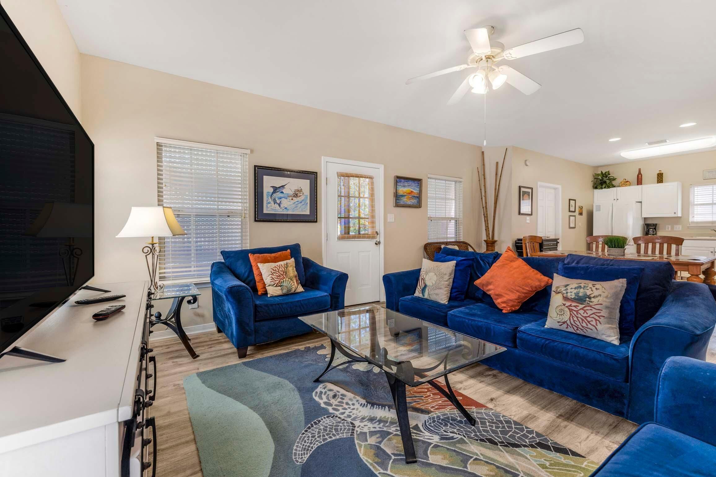 Cabane, 2 grands lits (The Rookery 3501) | Coin séjour