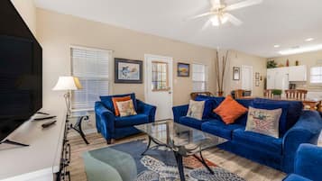 Cabane, 2 grands lits (The Rookery 3501) | Coin séjour