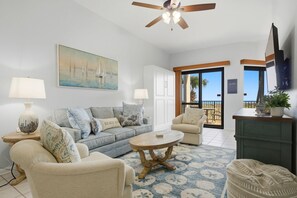 Condo, 1 King Bed with Sofa bed (Phoenix 6 102) | Living area - Phoenix 6 102 (Orange Beach)