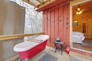 House (1 Bedroom) | Interior - Cozy Cosby Couples Retreat: Fire Pit, Soaking Tub (Cosby)