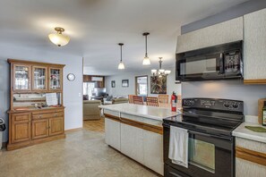 House (5 Bedrooms) | Interior - Group Friendly! Riverfront Waupaca Retreat w/ Yard (Waupaca)
