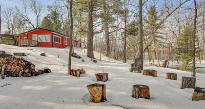 Group Friendly! Riverfront Waupaca Retreat w/ Yard