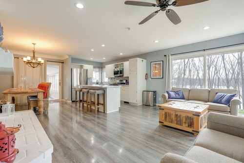 Expansive Lakefront! Allegan Hideaway w/ Game Room