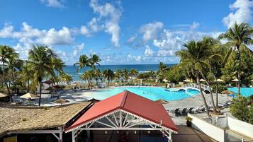 Blick von der Unterkunft