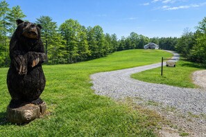 Property grounds - Harrison's Place! Hilltop Home - Large Event Lawn - Micro Weddings and Reunions (Lake Lure)