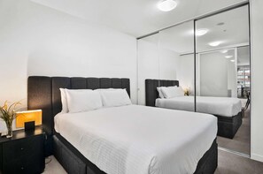 1 kamar tidur dan seprai linen