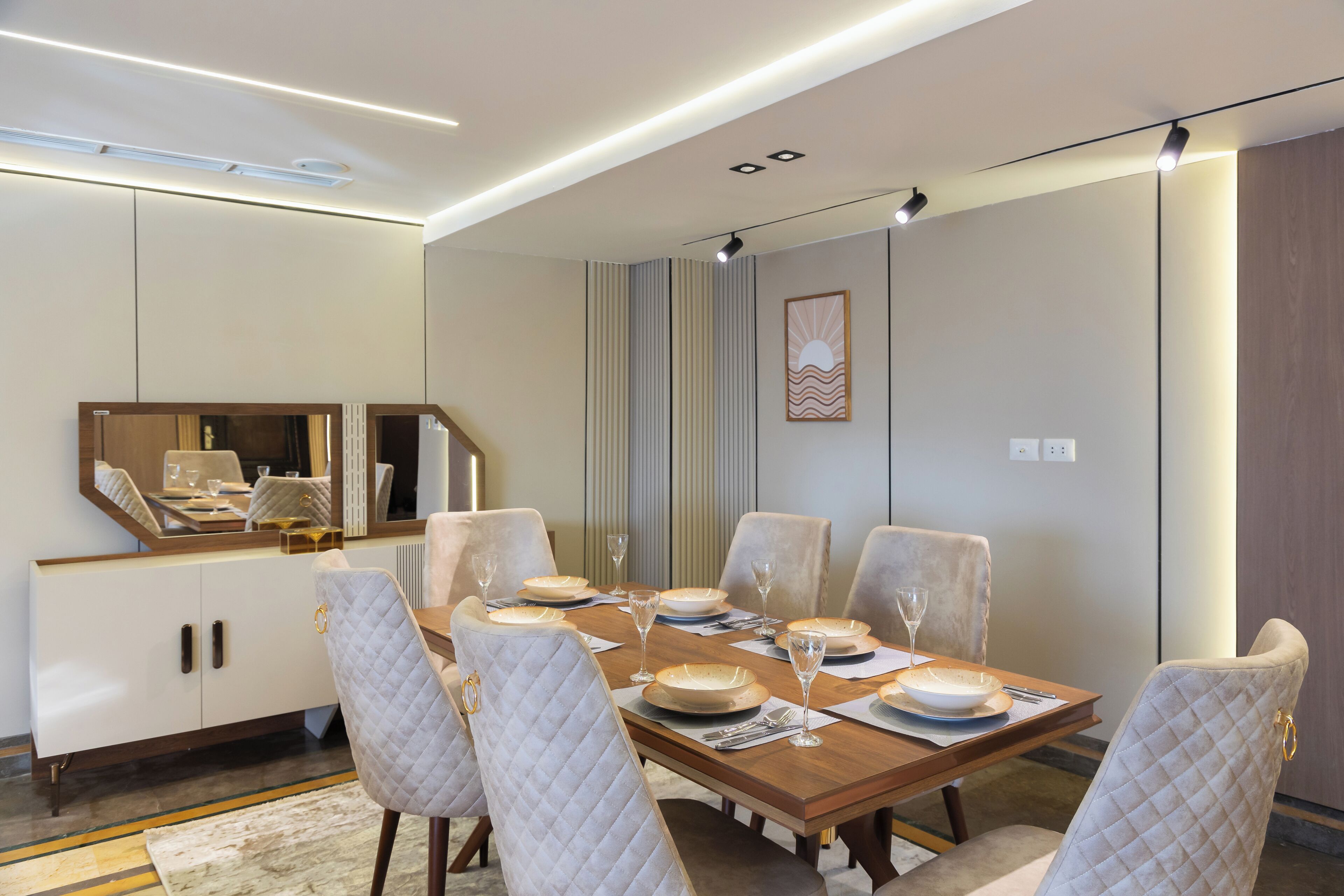 Apartamento ejecutivo, 4 habitaciones, Aire acondicionado, vistas al río | Restauración