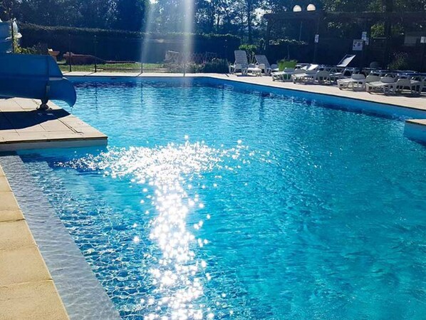 Pool - Cozy mobile home with terrace - 3 guests (Girac)