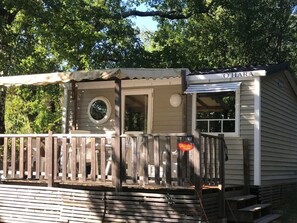 Exterior - Cozy mobile home with terrace - 3 guests (Girac)