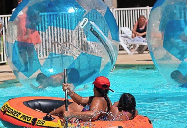 Pool - Cozy mobile home with terrace - 5 guests (Anduze)