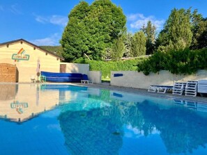 Pool - Mobile home with terrace - 4 guests (Estavar)