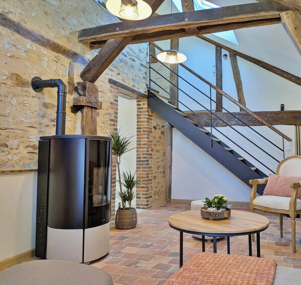 Interior - Cottage with private pool - 6 guests (Bouchamps-lès-Craon)