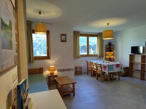 Interior - Quiet apartment with terrace - 6 guests (Aussois)
