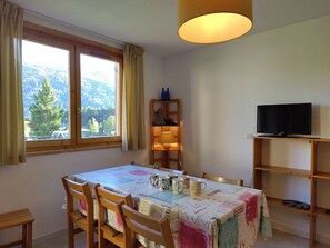 Dining - Quiet apartment with terrace - 6 guests (Aussois)