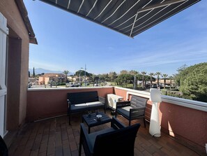 Terrace/patio - Air-conditioned apartment, terrace - 4 guests (Saint-Cyprien)