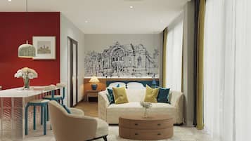 Deluxe Suite, City View | Bahagian dalam