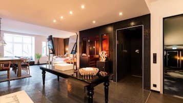 Executive suite, uitzicht op rivier