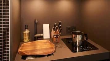 Superior tweepersoonskamer, uitzicht op rivier | Privékeuken