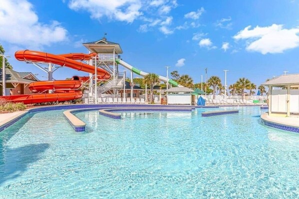 A heated pool - S38 Ocean Lakes Golf Cart β±οΈποΈπ©±ππβοΈπ (Myrtle Beach)