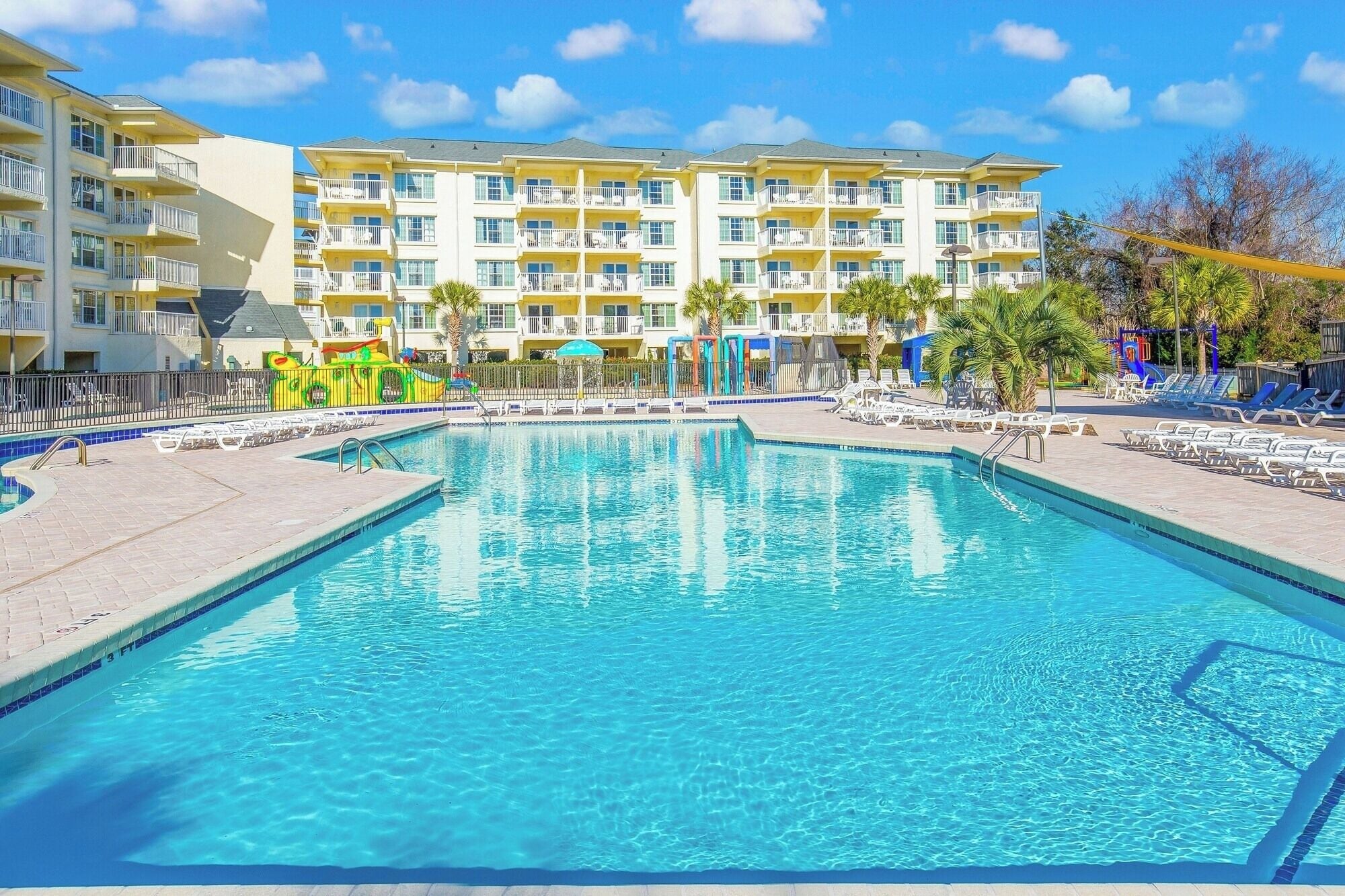 Dive into the sparkling main pool and lounge all afternoon