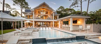 Sea Pines Estate • Private Oceanfront, Heated Pool, Spa, Fire Pit