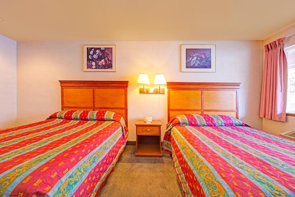Sink into comfortable beds and drift off in quiet comfort.