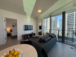 Living area - 501 First Miami 2BR/2BA Corner Ocean View Residence #2912 (Miami)