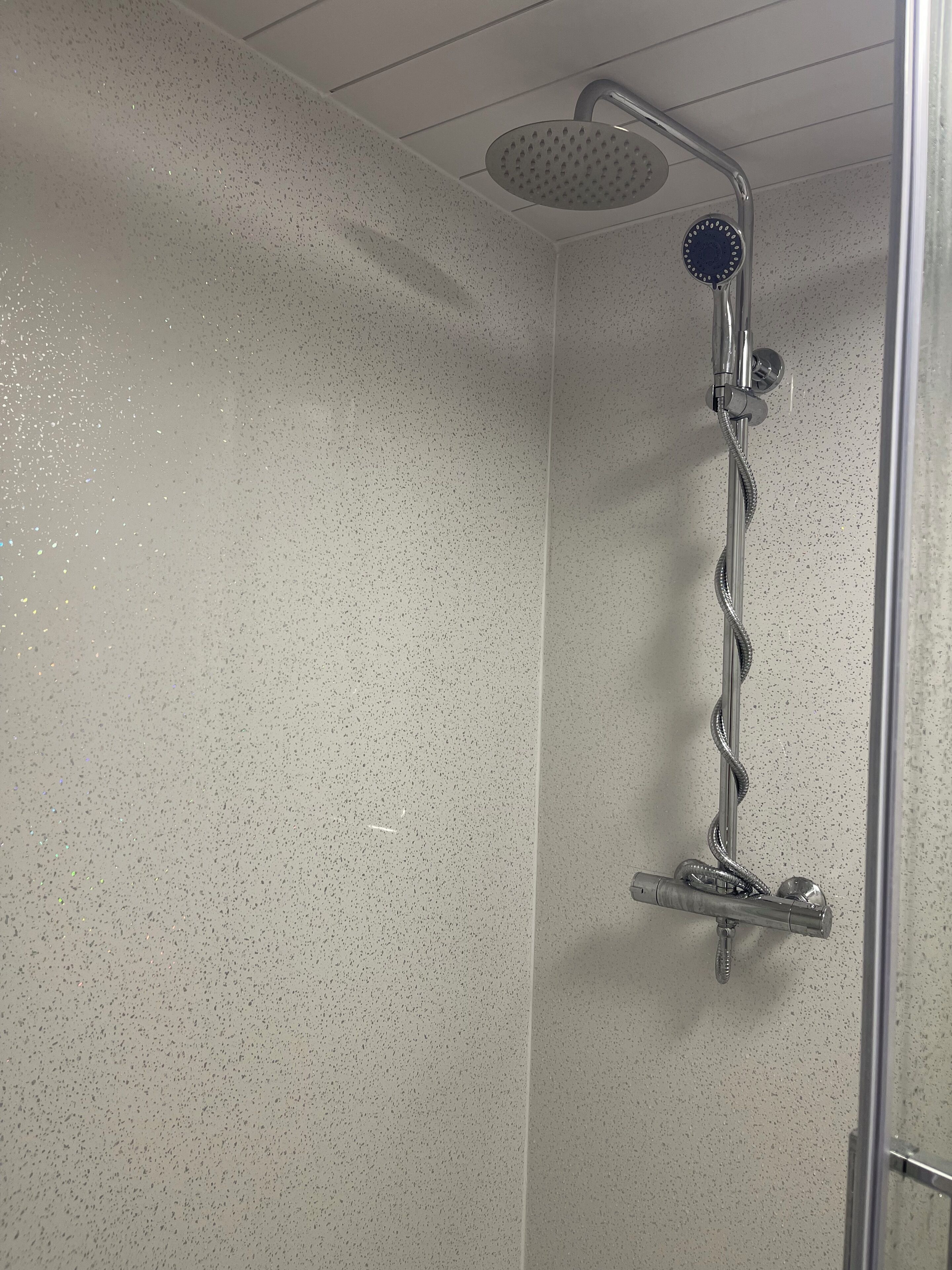 Towels, soap, toilet paper