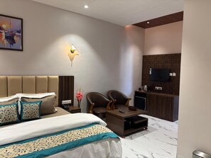 Quarto luxo, vista para a cidade