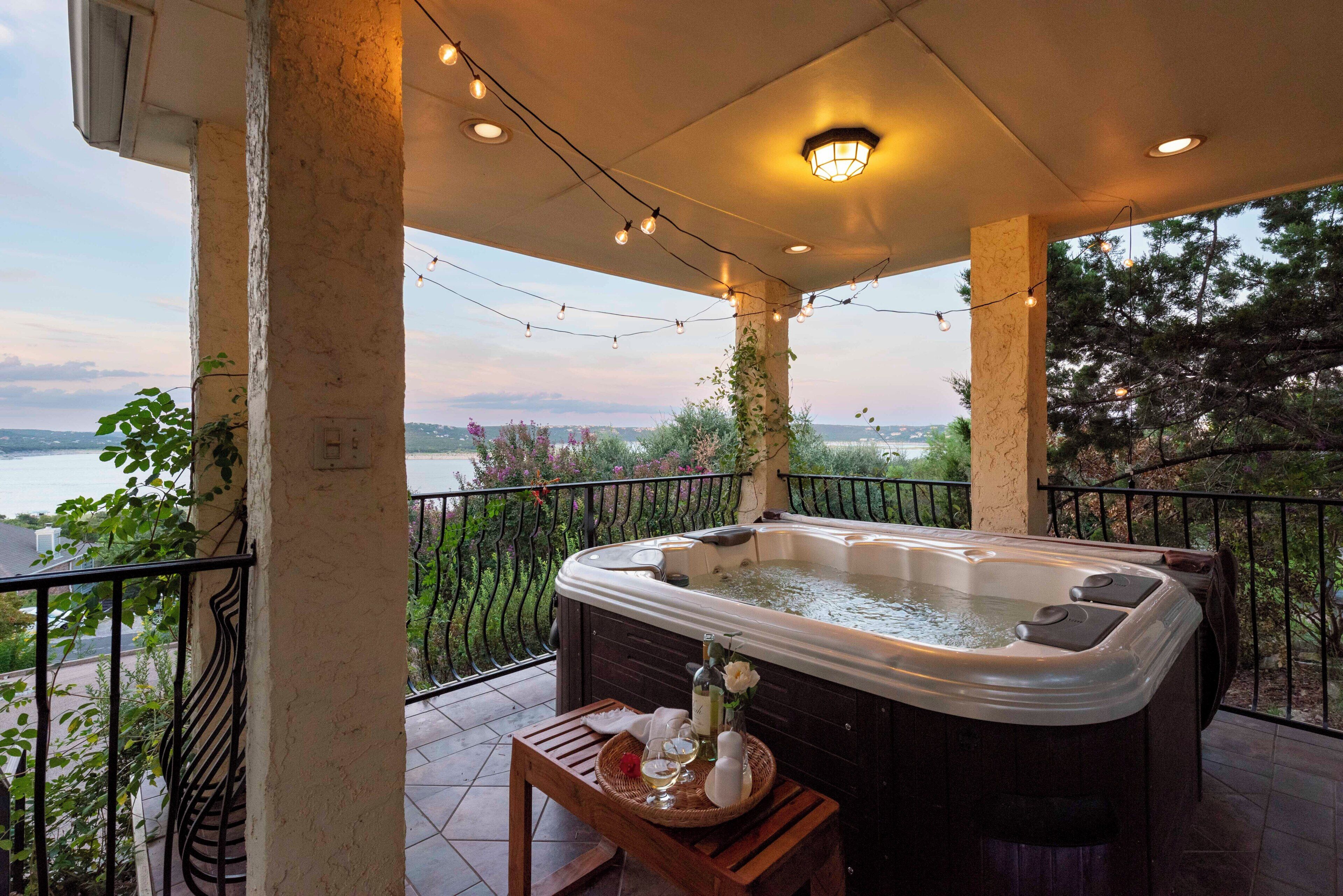 Bain à remous extérieur