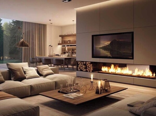 Phòng Suite Cao cấp, quang cảnh sông | Nội thất