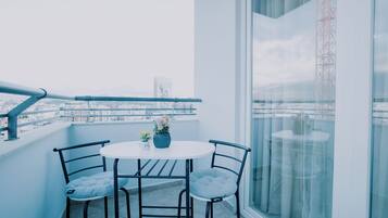 Leilighet, 1 soverom, balkong | Balkong