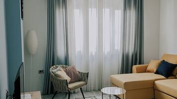 Departamento, balcón | Área de sala de estar