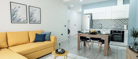 Appartement, 1 chambre | Aire de séjour