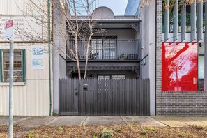 Exterior detail - Mias Place Victorian Terrace with Modern Comfort (Port Melbourne)