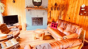Living area - Chalet Du Nord (Saint-Adolphe-d'Howard)