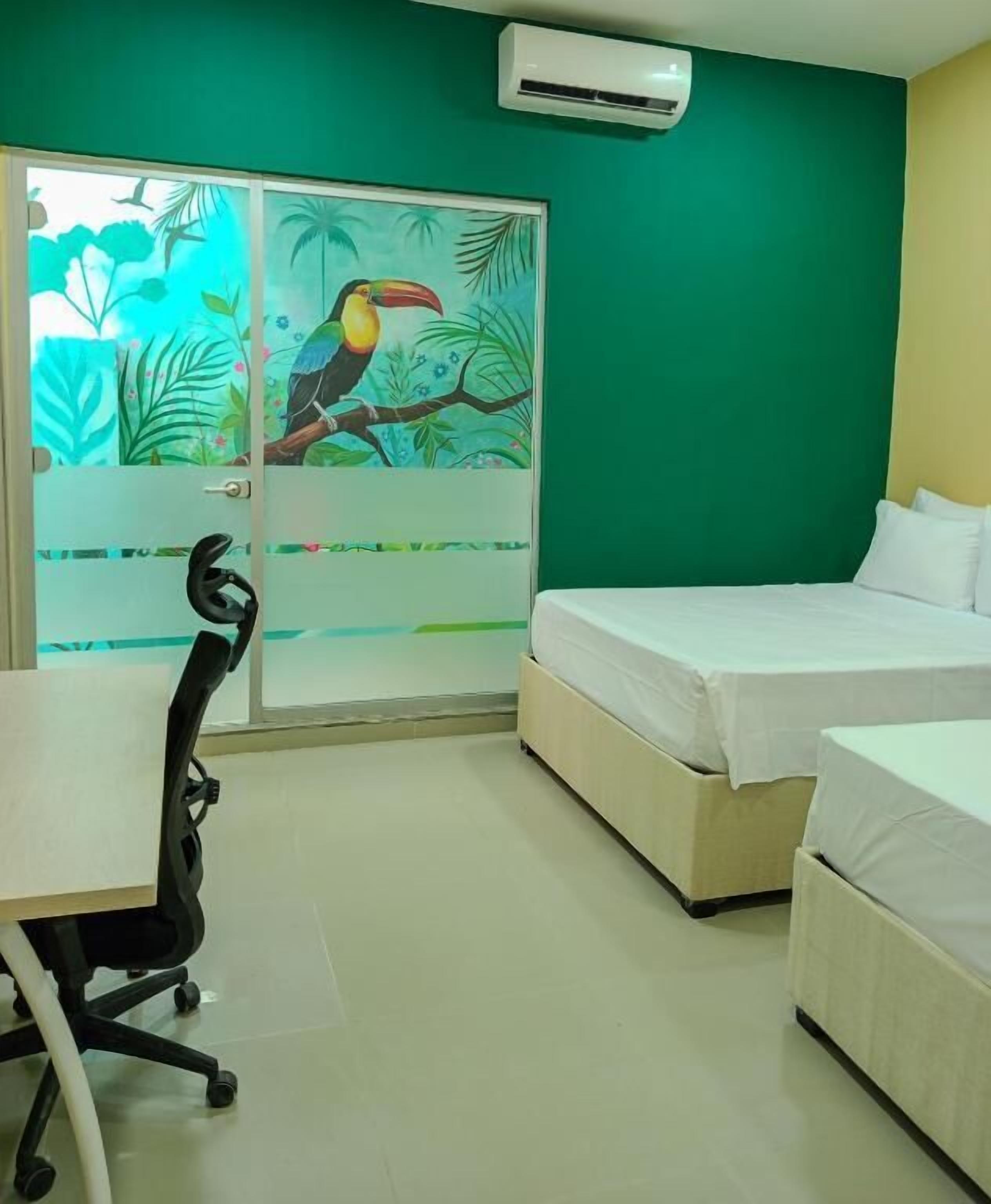 Værelse med 2 enkeltsenge