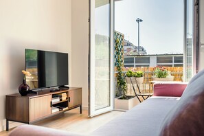Living area - Apartment Rome - Villa Bonelli (Roma)