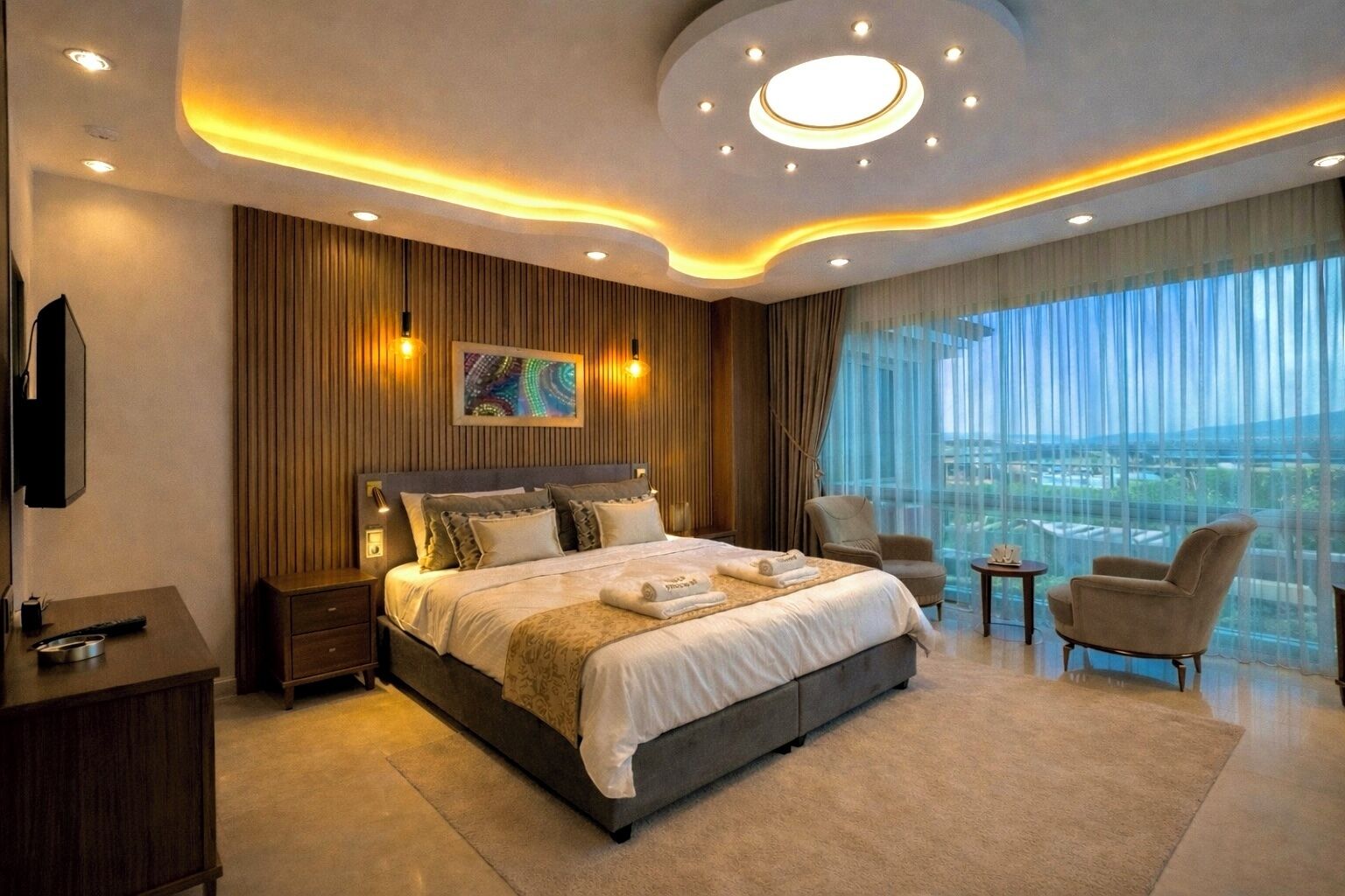 Monolocale, vista città