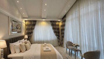 Camera familiare, vista città