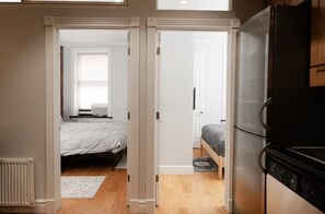2 bedrooms, iron/ironing board, free WiFi, bed sheets