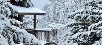 Private Log Home nestled right on the world famous Bay of Fundy