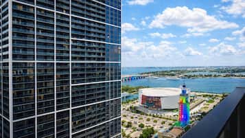 Comfort-Studiosuite, Balkon, Meerblick | Balkon