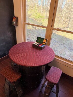 Dining - Bourbon Trail Container Home with Hot Tub 🔥 Private Retreat (chaplin)