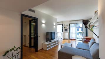 City appartement, balkon | Woonruimte