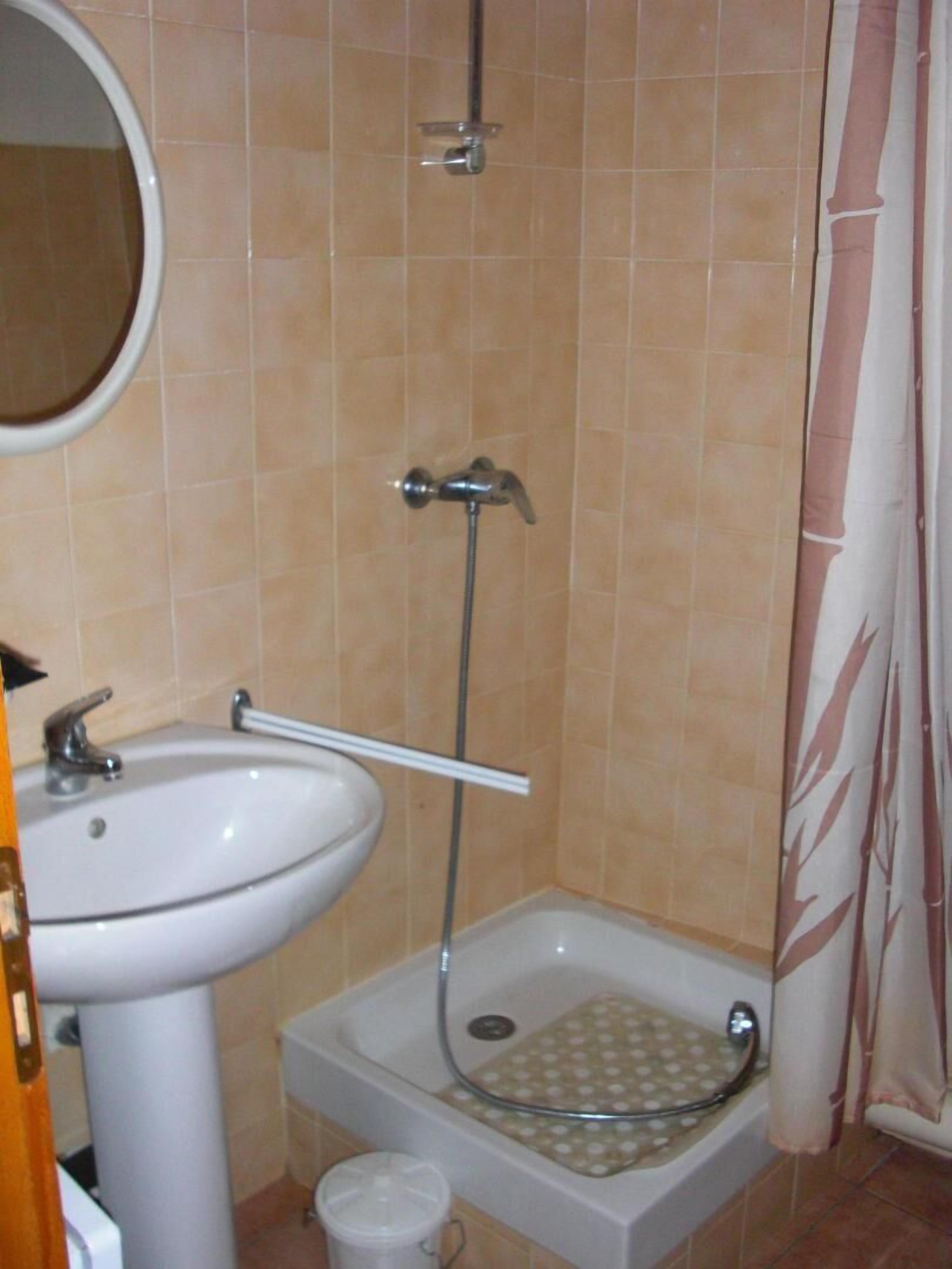 Shower, hair dryer