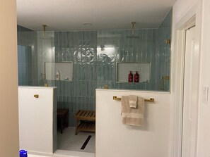 Shower, hair dryer, towels, soap - Charming 3-bedroom house DFW area (Richardson)